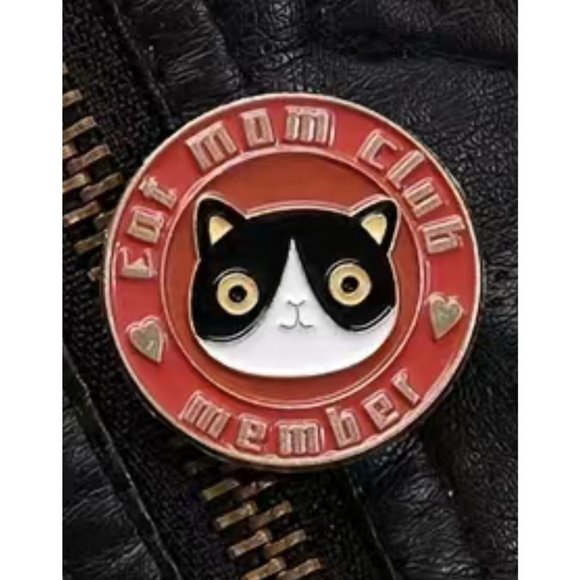 High-Quality Environmental Protection Alloy Animal Brooch Pin Cartoon Cat Cute - Picture 2 of 5